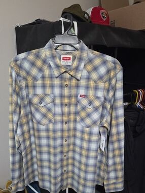 Wrangler Mens Button Up